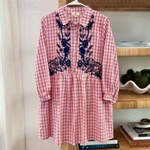 Entro Red Hanna Babydoll Dress